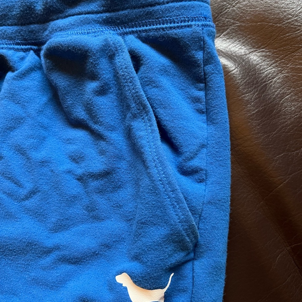 VS Pink sweatpants. XS. Elastic bottom with pink logo. Pockets.